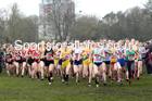 Junior girls, 2020 New Balance English Schools Champs., Sefton Park, Liverpool. Photo: David T. Hewitson/Sports for All Pics